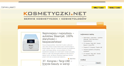 Desktop Screenshot of kosmetyczki.net